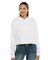 Next Level® Women's Laguna Sueded Raw Edge Crop Hoodie Sweatshirt